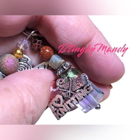 Keychain purse bling for knitters/crafters - Picture 1 of 6
